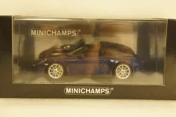 Porsche 911 (991) Speedster  2019, blue metallic, 410061132, Minichamps 1:43