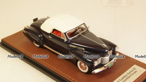 Cadillac Series 62 Convertible Coupe Dark blue Met Closed top 1941, GLM119702, GLM Models 1:43