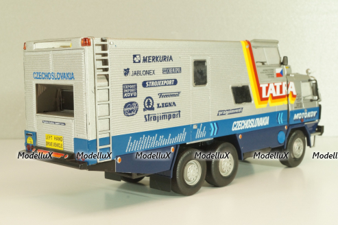 Tatra 815 GTC around-the-world trip 1987-1990, silver, LTM051, Legendas Teherautok a Multbol #51, Deagostini 1:43