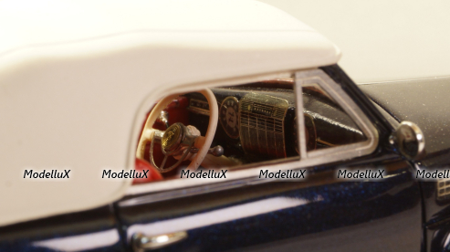 Cadillac Series 62 Convertible Coupe Dark blue Met Closed top 1941, GLM119702, GLM Models 1:43