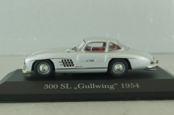 Mercedes 300 SL "Gullwing"  (W198) 1954, silver, MBOMS001, Altaya, Mercedes-Benz Offizielle Modell Sammlung #61, 1:43