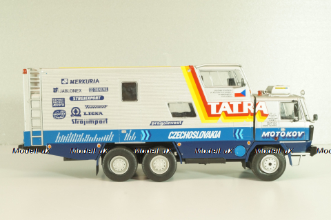 Tatra 815 GTC around-the-world trip 1987-1990, silver, LTM051, Legendas Teherautok a Multbol #51, Deagostini 1:43