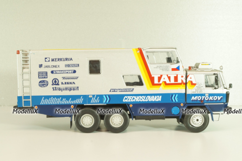 Tatra 815 GTC around-the-world trip 1987-1990, silver, LTM051, Legendas Teherautok a Multbol #51, Deagostini 1:43