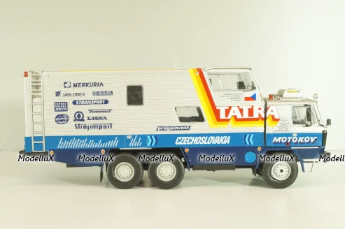 Tatra 815 GTC around-the-world trip 1987-1990, silver, LTM051, Legendas Teherautok a Multbol #51, Deagostini 1:43