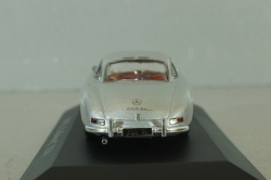 Mercedes 300 SL "Gullwing"  (W198) 1954, silver, MBOMS001, Altaya, Mercedes-Benz Offizielle Modell Sammlung #61, 1:43