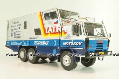 Tatra 815 GTC around-the-world trip 1987-1990, silver, LTM051, Legendas Teherautok a Multbol #51, Deagostini 1:43