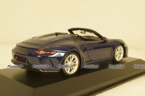 Porsche 911 (991) Speedster  2019, blue metallic, 410061132, Minichamps 1:43