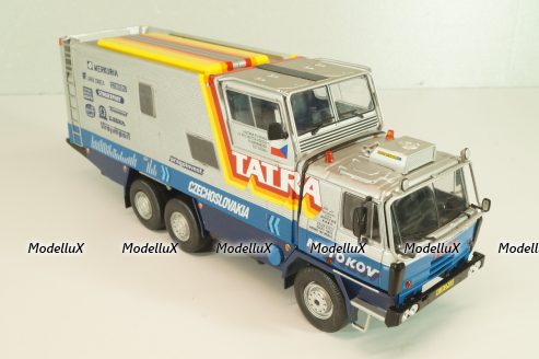 Tatra 815 GTC around-the-world trip 1987-1990, silver, LTM051, Legendas Teherautok a Multbol #51, Deagostini 1:43