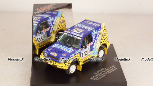 Mitsubishi Pajero EVO #212 Rallye Granada-Dakar 1999 S.Quandt/P.Tiefenbach, SKID 1:43