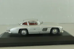 Mercedes 300 SL "Gullwing"  (W198) 1954, silver, MBOMS001, Altaya, Mercedes-Benz Offizielle Modell Sammlung #1, 1:43