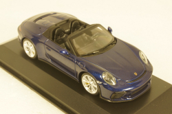 Porsche 911 (991) Speedster  2019, blue metallic, 410061132, Minichamps 1:43