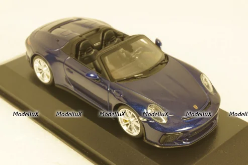 Porsche 911 (991) Speedster  2019, blue metallic, 410061132, Minichamps 1:43