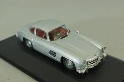 Mercedes 300 SL "Gullwing"  (W198) 1954, silver, MBOMS001, Altaya, Mercedes-Benz Offizielle Modell Sammlung #1, 1:43
