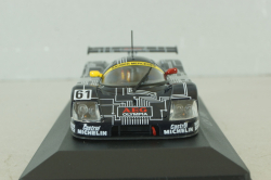 Sauber Mercedes C-9 #61 24h Le Mans 1988 M.BALDI/J.MASS/J.WEAVER, black, MBOMS060, Altaya, Mercedes-Benz Offizielle Modell Sammlung #60, 1:43
