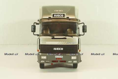 Iveco 190-48 Turbostar truck "480 HP" 1992, silver, Camiones y Autobuses #91, Altaya 1:43