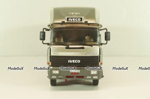 Iveco 190-48 Turbostar truck "480 HP" 1992, silver, Camiones y Autobuses #91, Altaya 1:43
