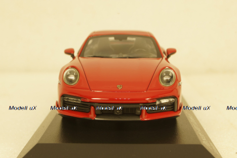 Porsche 911 (992) Turbo S Coupe Sport Design  2021 red 410060070 Minichamps 1:43