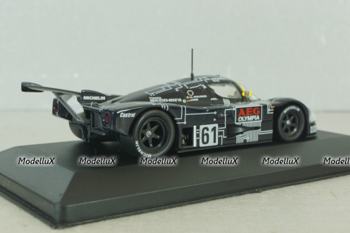 Sauber Mercedes C-9 #61 24h Le Mans 1988 M.BALDI/J.MASS/J.WEAVER, black, MBOMS060, Altaya, Mercedes-Benz Offizielle Modell Sammlung #60, 1:43