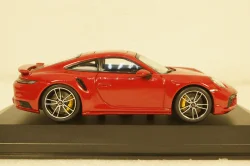 Porsche 911 (992) Turbo S Coupe Sport Design  2021 red 410060070 Minichamps 1:43