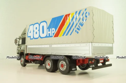 Iveco 190-48 Turbostar truck "480 HP" 1992, silver, Camiones y Autobuses #91, Altaya 1:43