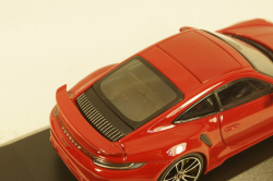 Porsche 911 (992) Turbo S Coupe Sport Design  2021 red 410060070 Minichamps 1:43