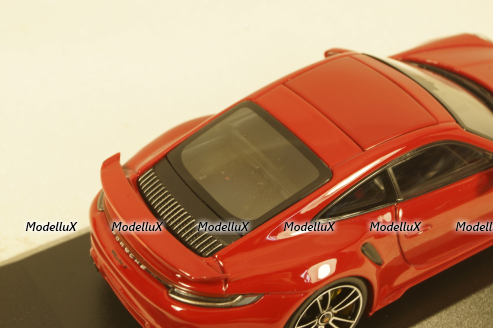 Porsche 911 (992) Turbo S Coupe Sport Design  2021 red 410060070 Minichamps 1:43