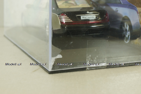 Maybach 62 (V240) 2003, silver/black, MBOMS069, Altaya, Mercedes-Benz Offizielle Modell Sammlung #69, 1:43