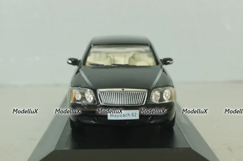 Maybach 62 (V240) 2003, silver/black, MBOMS069, Altaya, Mercedes-Benz Offizielle Modell Sammlung #69, 1:43