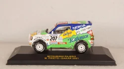 Mitsubishi Pajero Dakar 2001 #207  M.Prieto-A.Velminno, RAM015, IXO 1:43