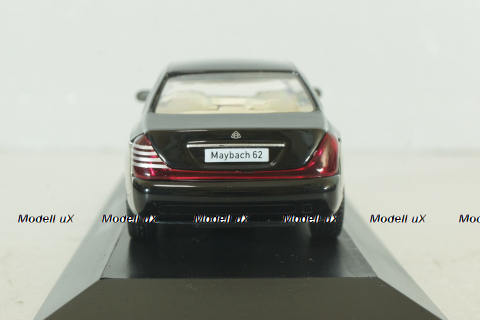 Maybach 62 (V240) 2003, silver/black, MBOMS069, Altaya, Mercedes-Benz Offizielle Modell Sammlung #69, 1:43