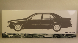 BMW 730I (E32) 1986 Green Metallic, 100023004, Minichamps 1:18