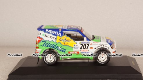 Mitsubishi Pajero Dakar 2001 #207  M.Prieto-A.Velminno, RAM015, IXO 1:43