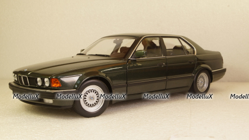 BMW 730I (E32) 1986 Green Metallic, 100023004, Minichamps 1:18