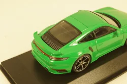 Porsche 911 (992) Turbo S Coupe Sport Design  2021, green, 410060071, Minichamps 1:43