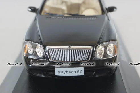 Maybach 62 (V240) 2003, silver/black, MBOMS069, Altaya, Mercedes-Benz Offizielle Modell Sammlung #69, 1:43