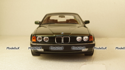BMW 730I (E32) 1986 Green Metallic, 100023004, Minichamps 1:18