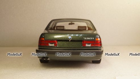 BMW 730I (E32) 1986 Green Metallic, 100023004, Minichamps 1:18
