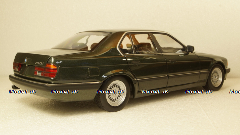 BMW 730I (E32) 1986 Green Metallic, 100023004, Minichamps 1:18