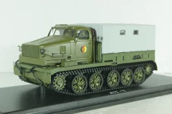 АТ-Т (изделие 401)  гусеничный тяжёлый артиллерийский  тягач NVA 1947г, хаки, PCL47099, Premium ClassiXXs 1:43