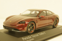 Porsche Taycan Turbo S 2020, red metallic, 410068474, Minichamps 1:43