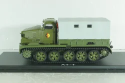 АТ-Т (изделие 401)  гусеничный тяжёлый артиллерийский  тягач NVA 1947г, хаки, PCL47099, Premium ClassiXXs 1:43