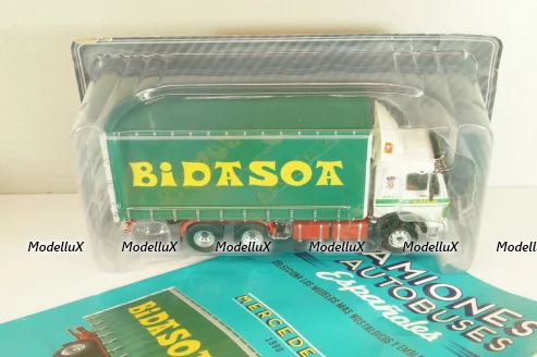 Mercedes-Benz NG M truck "Bidasoa" 1990, white/green, Camiones y Autobuses #87, Altaya 1:43