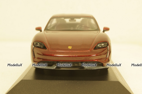 Porsche Taycan Turbo S 2020, red metallic, 410068474, Minichamps 1:43