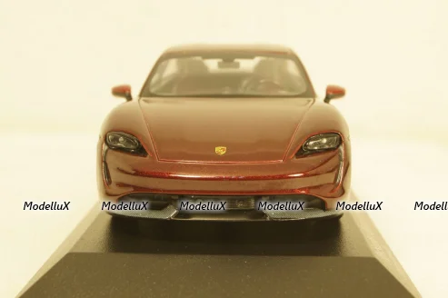 Porsche Taycan Turbo S 2020, red metallic, 410068474, Minichamps 1:43