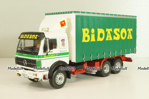 Mercedes-Benz NG M truck "Bidasoa" 1990, white/green, Camiones y Autobuses #87, Altaya 1:43