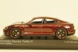 Porsche Taycan Turbo S 2020, red metallic, 410068474, Minichamps 1:43