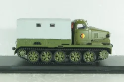 АТ-Т (изделие 401)  гусеничный тяжёлый артиллерийский  тягач NVA 1947г, хаки, PCL47099, Premium ClassiXXs 1:43