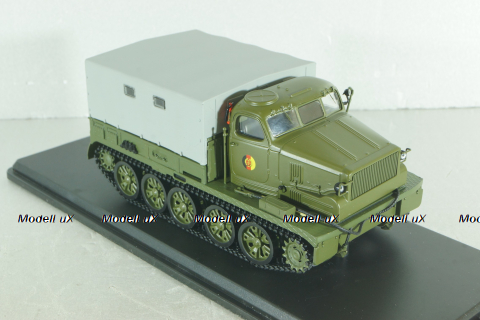 АТ-Т (изделие 401)  гусеничный тяжёлый артиллерийский  тягач NVA 1947г, хаки, PCL47099, Premium ClassiXXs 1:43