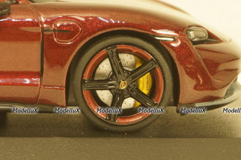 Porsche Taycan Turbo S 2020, red metallic, 410068474, Minichamps 1:43