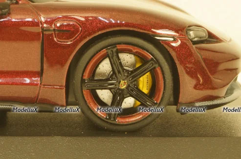 Porsche Taycan Turbo S 2020, red metallic, 410068474, Minichamps 1:43